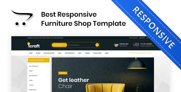 шаблон opencart премиальной мебели
