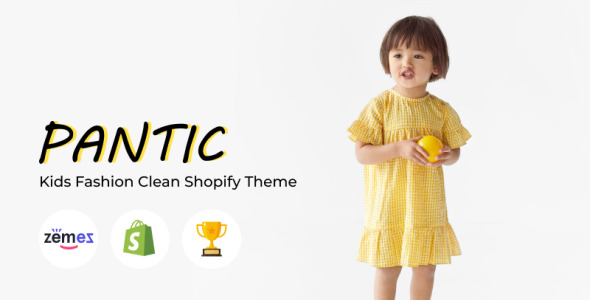 детская мода чистая тема shopify