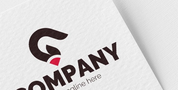 Шаблон логотипа на тему графика