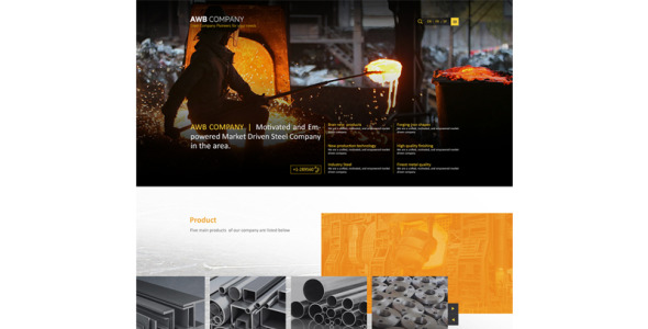 PSD шаблон на тему заправка