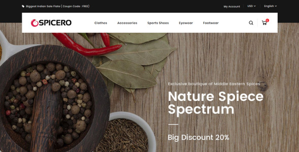 продуктовый магазин prestashop тема