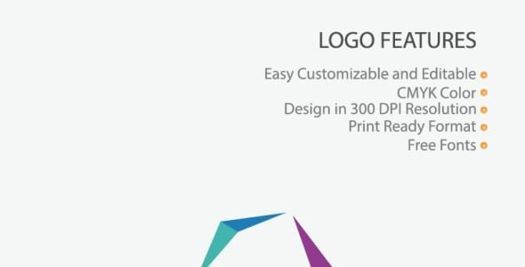 Шаблон логотипа на тему графика