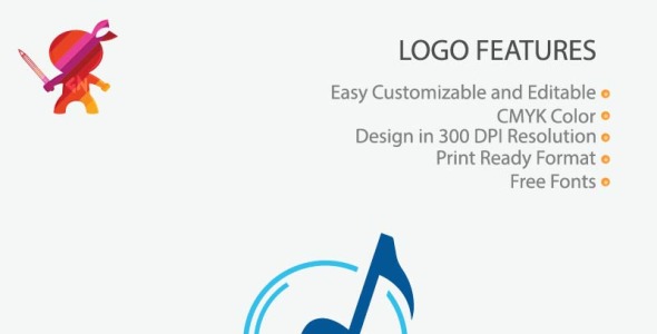 Шаблон логотипа на тему графика