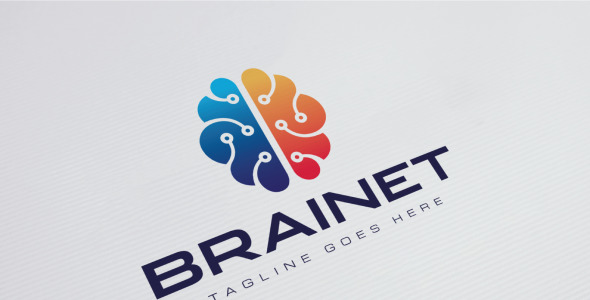 Шаблон логотипа на тему графика