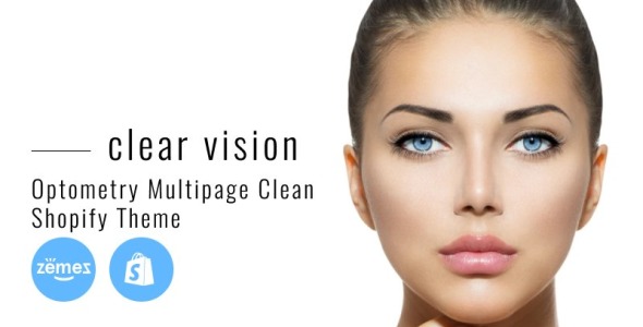 оптометрия многостраничная чистая тема shopify