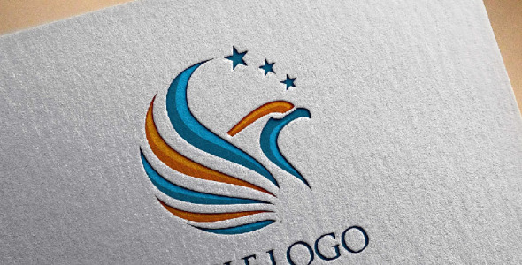 Шаблон логотипа на тему графика