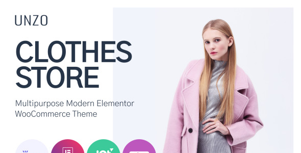 магазин одежды ecommerce minimal elementor woocommerce тема