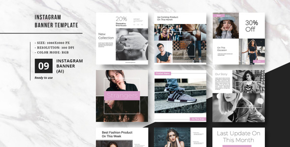 Шаблон для соцсетей на тему графика