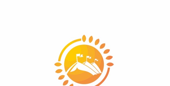 Шаблон логотипа на тему графика