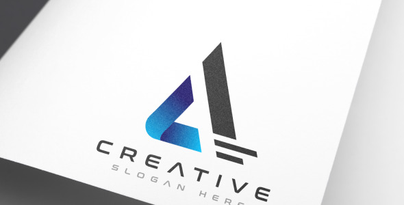 Шаблон логотипа на тему графика