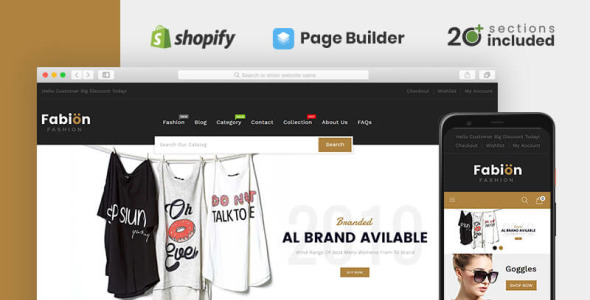 fabion fashion store shopify тема