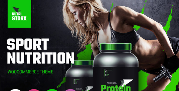 магазин спортивного питания elementor woocommerce theme