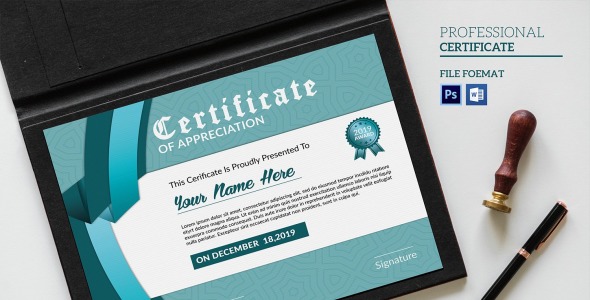 Шаблон сертификата на тему графика