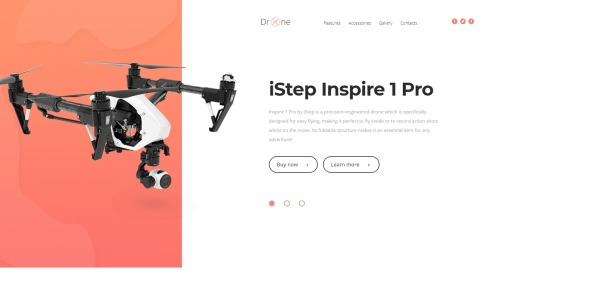 electronics clean html bootstrap landing page template