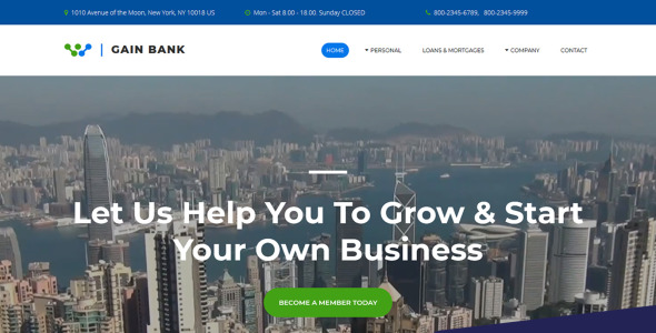 лучший шаблон bank moto cms 3