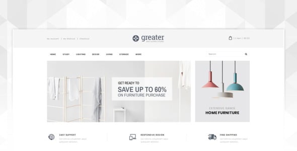 Greater Furniture Store OpenCart Template