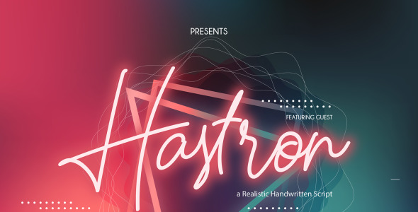 Шрифт на тему графика