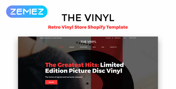 музыкальный магазин электронная коммерция креативная тема shopify