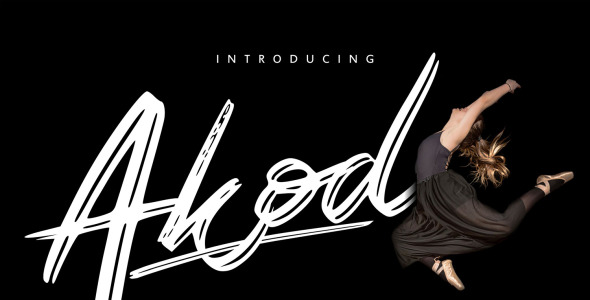 Шрифт на тему графика