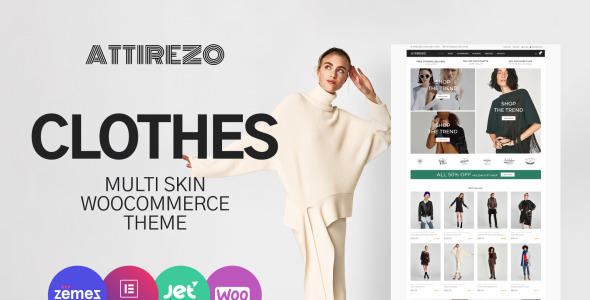 одежда ecommerce classic elementor woocommerce theme