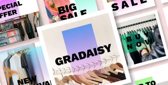 Шаблон для соцсетей на тему графика