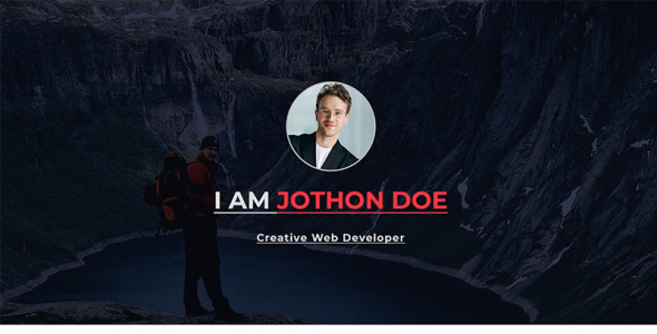 PSD шаблон на тему портфолио дизайнера