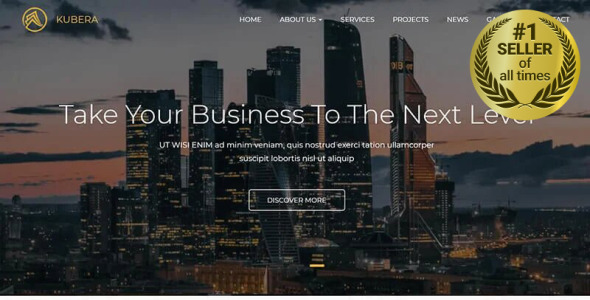 кубера отзывчивый многоцелевой шаблон drupal