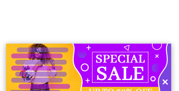 Шаблон для соцсетей на тему графика