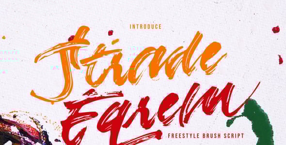 Шрифт на тему графика