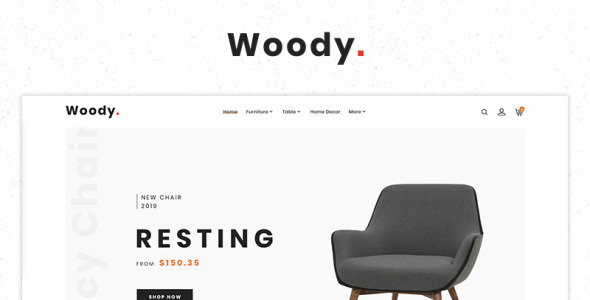 Woody Furniture Morden Responsive Store PrestaShop Theme