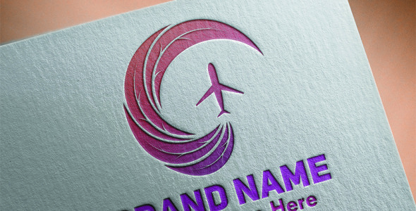 Шаблон логотипа на тему графика