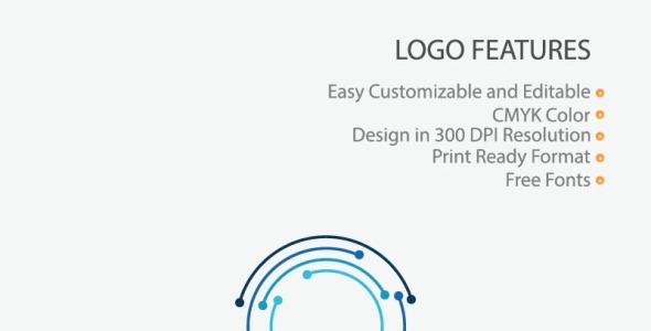 Шаблон логотипа на тему графика