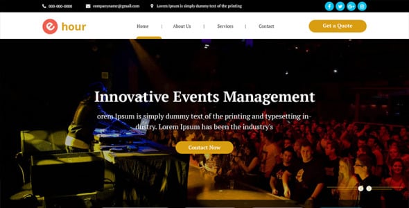 PSD шаблон на тему графика