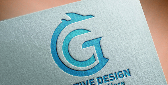 Шаблон логотипа на тему графика