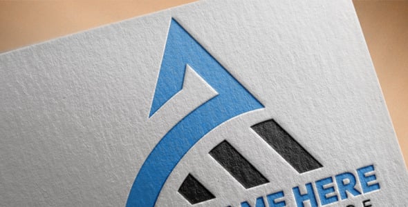 Шаблон логотипа на тему графика