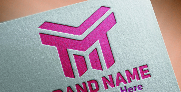 Шаблон логотипа на тему графика