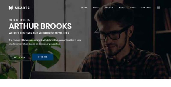 личное портфолио wordpress тема