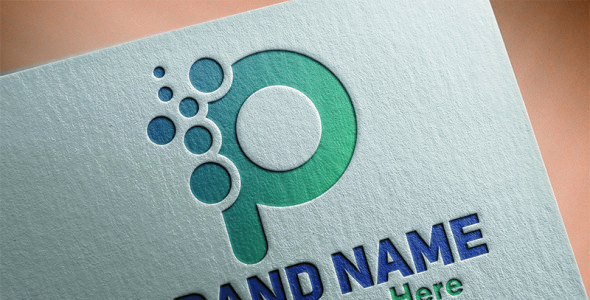 Шаблон логотипа на тему графика