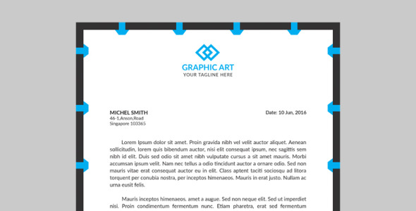 Фирменный стиль на тему графика