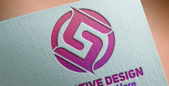 Шаблон логотипа на тему графика