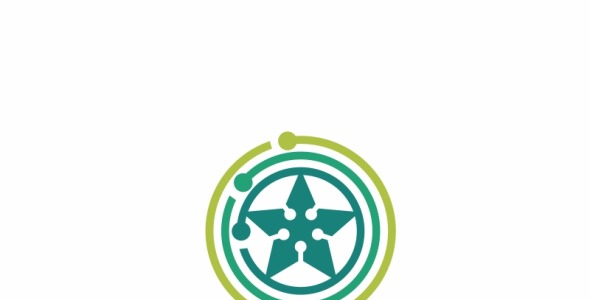 Шаблон логотипа на тему графика