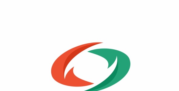 Шаблон логотипа на тему графика