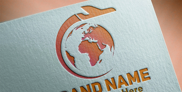 Шаблон логотипа на тему графика