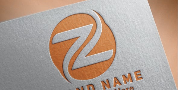 Шаблон логотипа на тему графика