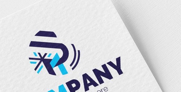 Шаблон логотипа на тему графика