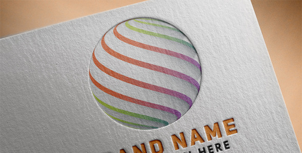 Шаблон логотипа на тему графика