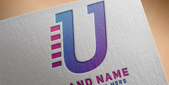 Шаблон логотипа на тему графика