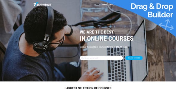 шаблон дистанционного обучения moto cms 3