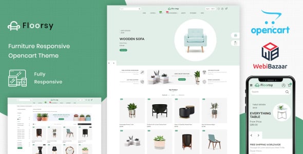 шаблон opencart мебельного магазина