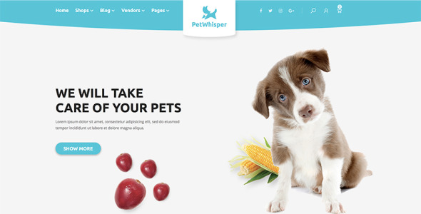 зоомагазин rtl wordpress тема woocommerce тема